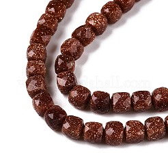Synthetic Goldstone Beads Strands&nbsp;G-N342-129