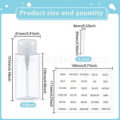Empty Plastic Press Pump Bottles&nbsp;CON-GO0001-06