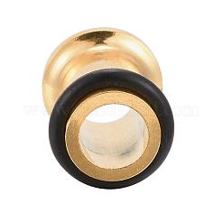12Pcs 6 Colors 316 Surgical Stainless Steel Screw Ear Gauges Flesh Tunnels Plugs&nbsp;STAS-YW0001-14