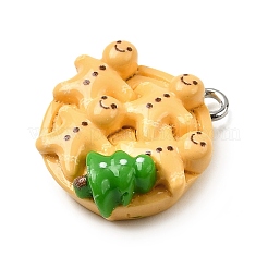 Christmas Opaque Resin Pendants&nbsp;CRES-D314-02P-03