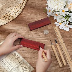 Unfinished Wood Rectangle Block for Knife Handles Making&nbsp;WOOD-WH0064-75B