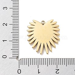 304 Stainless Steel Pendants&nbsp;STAS-A108-02B-G-1