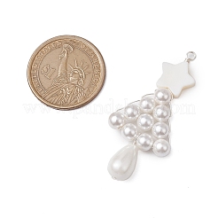 Shell Pearl Beaded Christmas Tree Big Pendants&nbsp;PALLOY-TA00169