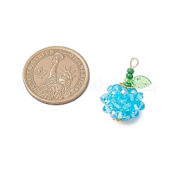 Fruit Glass Pendants&nbsp;PALLOY-MZ00804-01