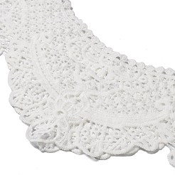 Polyester Computerized Embroidery False Collar&nbsp;AJEW-XCP0002-20