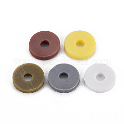 Handmade Polymer Clay Beads Strands&nbsp;CLAY-R089-8mm-T025