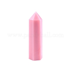 Point Tower Natural Pink Opal Home Display Decoration&nbsp;PW-WG15539-01