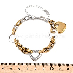 201 Stainless Steel Chain Bracelets&nbsp;BJEW-P380-01A