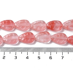 Cherry Quartz Glass Beads Strands&nbsp;G-M418-A04-01
