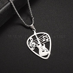 Non-Tarnish 304 Stainless Steel Pendant Necklaces&nbsp;PW-WG49780-01