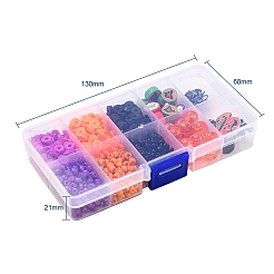 850Pcs Geometry Glass Seed & Polymer Clay Beads&nbsp;DIY-YW0002-75