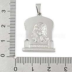 Non-Tarnish 304 Stainless Steel Pendants&nbsp;STAS-B071-02D-04P