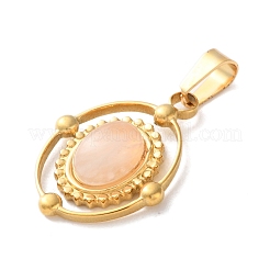 Natural Rose Quartz Pendants&nbsp;STAS-C120-14G-05