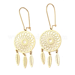 304 Stainless Steel Hoop Earrings&nbsp;EJEW-F393-21G