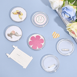30Pcs Acrylic Button Badge Findings&nbsp;DIY-GL0004-29