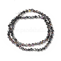 Electroplate Transparent Glass Beads Strands&nbsp;EGLA-L044-H