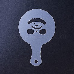 Plastic Cafe Foam Spray Template&nbsp;DIY-K011-17