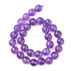 Natural Amethyst Beads Strands&nbsp;G-C073-6mm-3