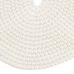 Eco-Friendly Dyed Glass Pearl Round Beads Strands&nbsp;HY-A002-6mm-RB001