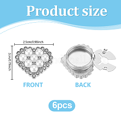 6Pcs Alloy Cufflinks&nbsp;HJEW-PH02576