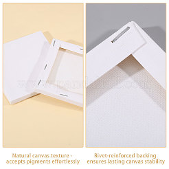 Square Wood Painting Linen Panels&nbsp;DIY-WH0622-483A