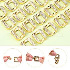Acrylic Rhinestone Link Rings&nbsp;FIND-CJC0003-31