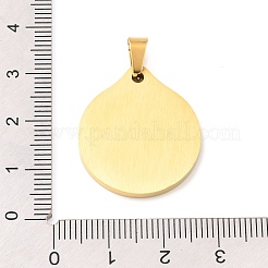 Ion Plating(IP) 304 Stainless Steel Pendant&nbsp;STAS-H182-02G