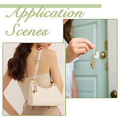 20Pcs Alloy Enamel Keychains&nbsp;KEYC-FH00097