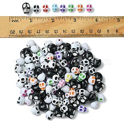 130Pcs 3 Styles Craft Style Acrylic Beads&nbsp;OACR-FS0001-69