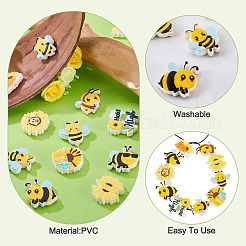 12Pcs 12 Styles PVC Beads&nbsp;FIND-TA0009-70