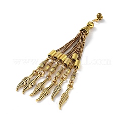 Tibetan Style Alloy Curb Chain Tassel Big Pendants&nbsp;LS-FIND-K013-01AG-11