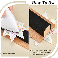 Wooden Tailors Clapper&nbsp;AJEW-WH0567-04