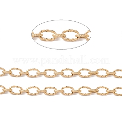 Ion Plating(IP) 304 Stainless Steel Twist Oval Link Chains&nbsp;CHS-E022-01G