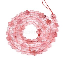 Cherry Quartz Glass Beads Strands&nbsp;LS-G-N257-24A-10
