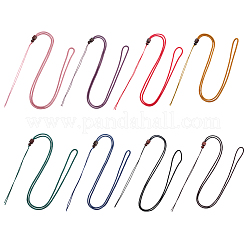 24Pcs 8 Styles Nylon Cord Necklace Makings&nbsp;NJEW-SC0001-43