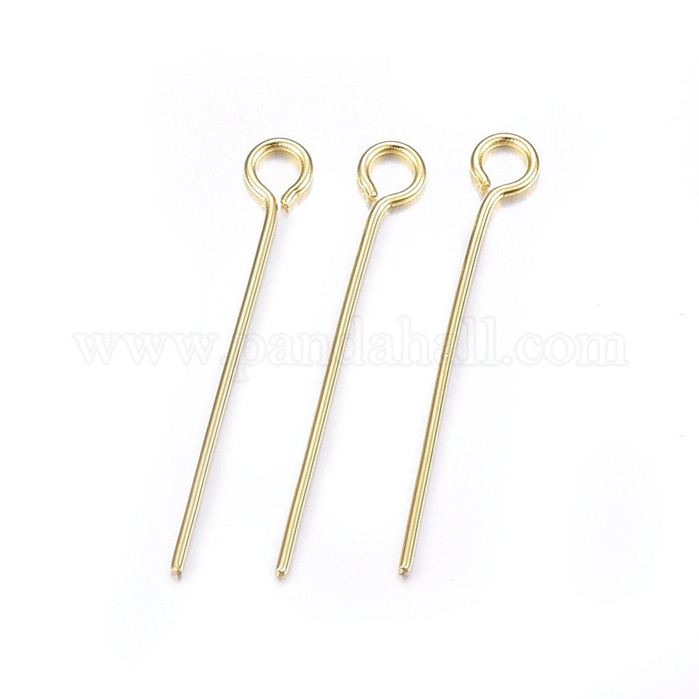 Wholesale 304 Stainless Steel Eye Pins - Pandahall.com
