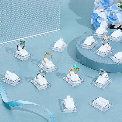 Plastic Single Ring Display Stands&nbsp;RDIS-WH0030-03A-1