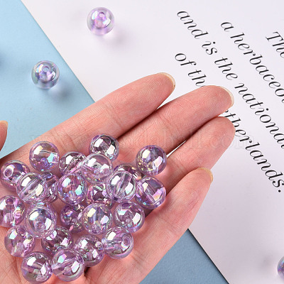 Transparent Acrylic Beads&nbsp;MACR-S370-B12mm-746-1