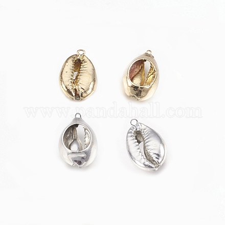 Electroplated Shell Pendants&nbsp;BSHE-E024-02-1