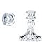 Glass Candlestick Home Decoration, Vase, Clear, 100x80mm