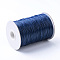 Korean Waxed Polyester Cords, Midnight Blue, 2mm, about 100yards/roll(300 feet/roll)