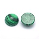 Synthetic Malachite Cabochons&nbsp;G-P393-R49-6MM-2