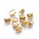 304 Stainless Steel Ribbon Crimp Ends&nbsp;STAS-E471-05C-G-2