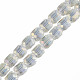 Electroplate Transparent Glass Beads Strands&nbsp;EGLA-N002-32-C04-1