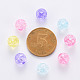 Transparent Crackle Acrylic Beads&nbsp;X-MACR-S370-G8mm-3