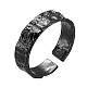 Textured 925 Sterling Silver Cuff Rings&nbsp;JR841A-1