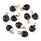 Natural Larvikite Charms&nbsp;G-N326-58A-1