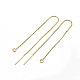 Brass Stud Earring Findings&nbsp;KK-T032-163G-1
