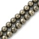 Natural Pyrite Beads Strands&nbsp;G-A250-A01-02-1