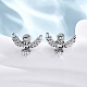 Brass Stud Earrings&nbsp;EJEW-D288-17P-4